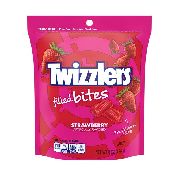 Twizzlers Strawberry Filled Candy Bites 8oz