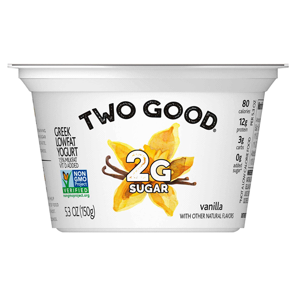 Two Good Vanilla Individual Yogurt 5.3oz