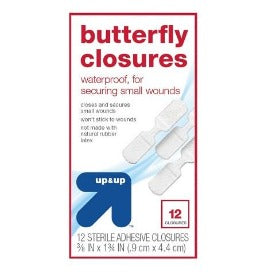 Up & Up Butterfly Closures Bandaids 12 pack
