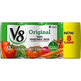 V8 Original 100% Vegetable Juice 8pk 5.5oz Cans
