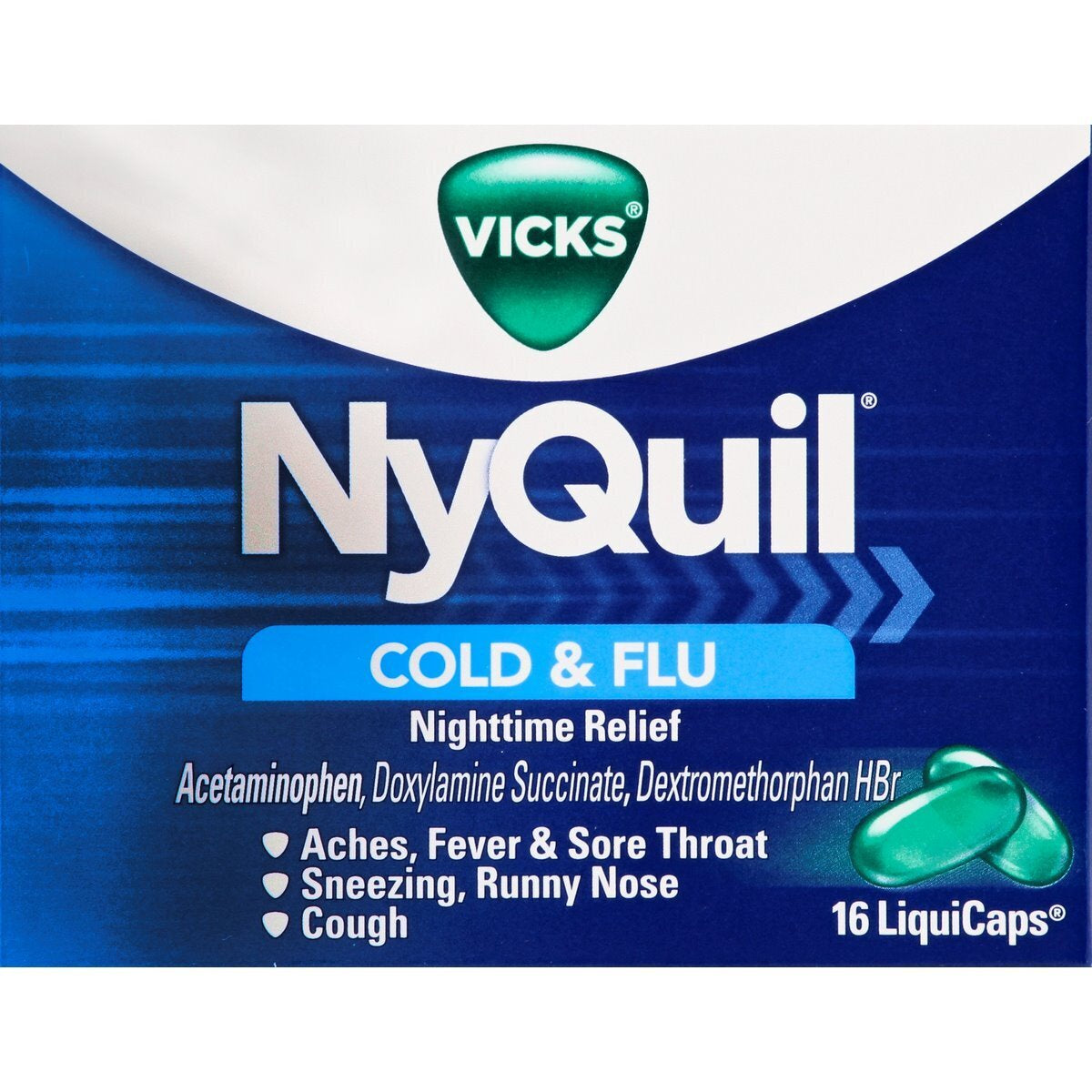 Vick's NyQuil Cold & Flu Liquicaps 16ct