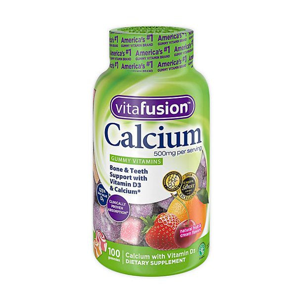 Vitafusion Gummy Adult Calcium 100 ct