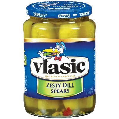 Vlasic Zesty Dill Pickle Spears 24 oz