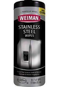 Weiman Stainless Steel Wipes 30 pack