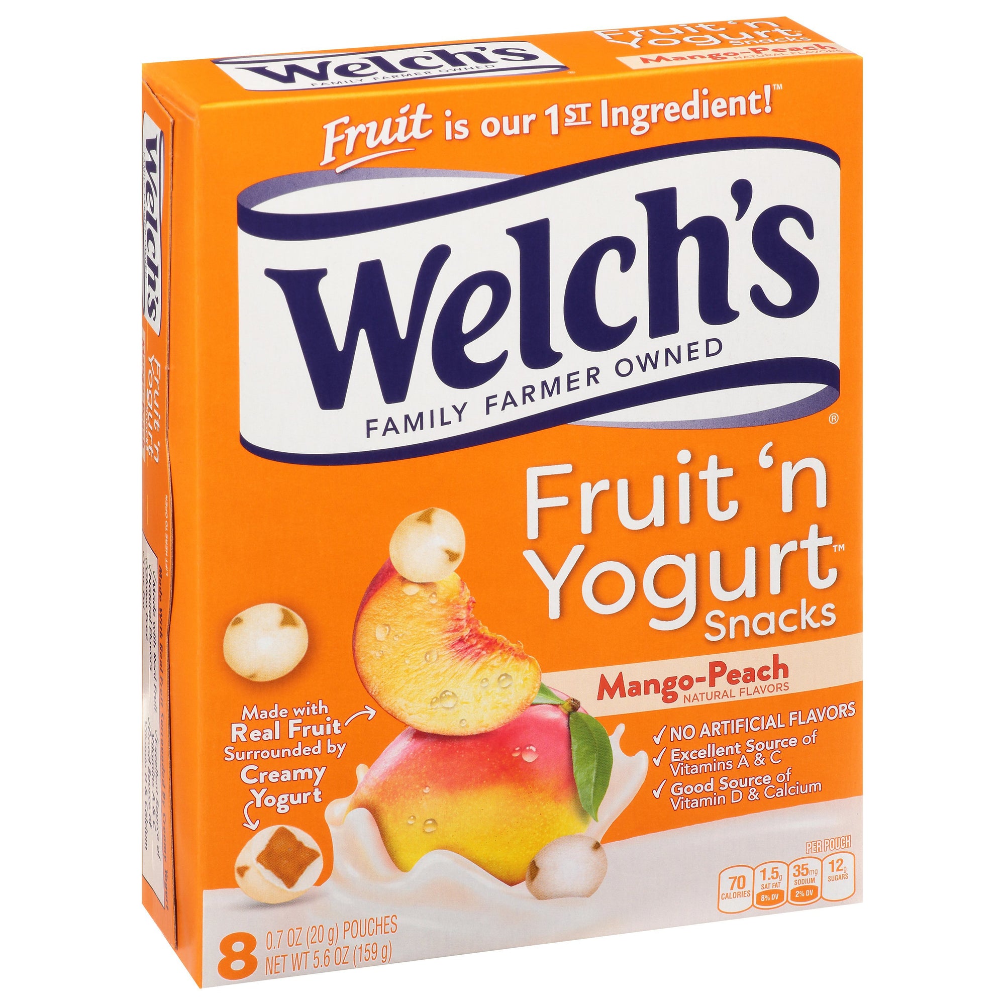 Welch's Fruit & Yogurt Snacks Mango Peach 8pk