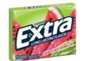 Wrigley's Extra Gum Sweet Watermelon 15 Sticks