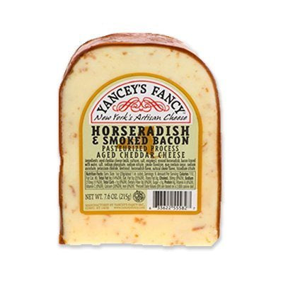 Yancy Fancy Horseradish Cheddar Cheese Wedge 7.6oz