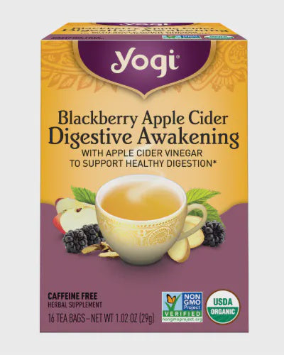 Yogi Blackberry Apple Cider Tea Bags 16ct