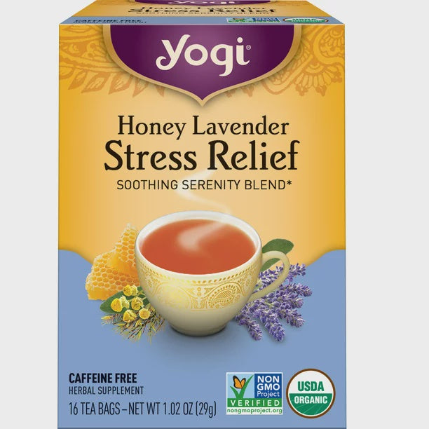 Yogi Herbal Tea Bags Honey Lavender 16ct