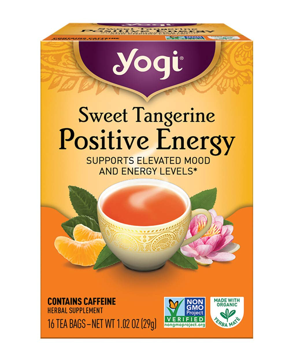 Yogi Sweet Tangerine Tea 16 Bags
