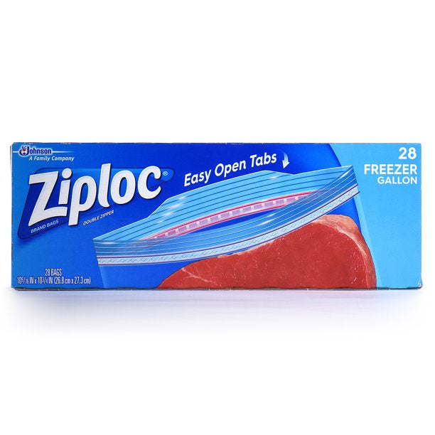 Ziploc Freezer Bags Gallon 28ct
