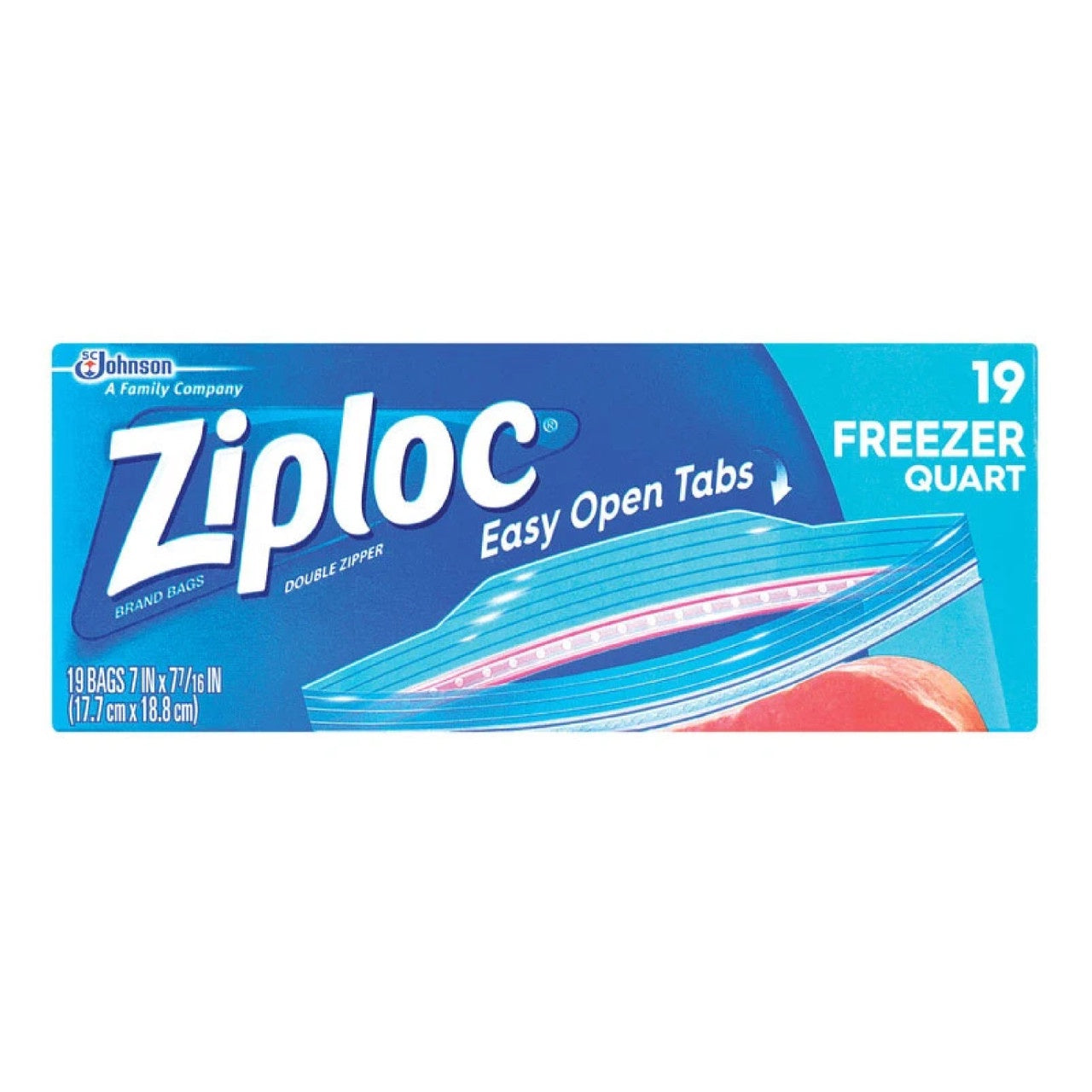 Ziploc Freezer Quart Bags 19ct