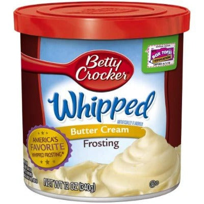 Betty Crocker Whipped Butter Cream Frosting 12oz
