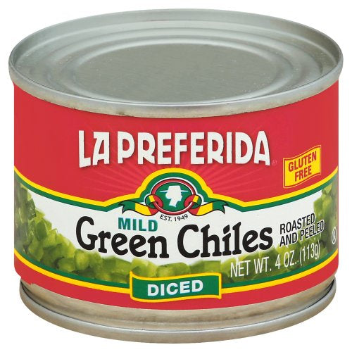 Diced Green Mild Chiles 4oz