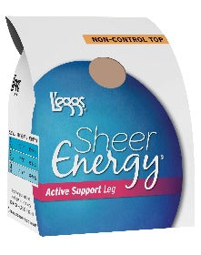 Legg's Active Support Regular Size A Reinforced Toe Off Black 4pr pack