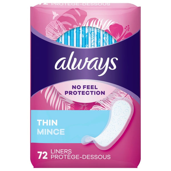 Always Thin Panty Liners 72ct