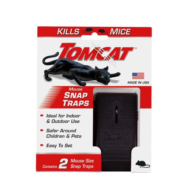 Tomcat Mouse Snap Traps 2 count