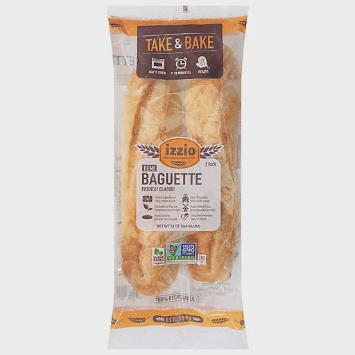 Izzio Take & Bake French Baguette   13 oz.