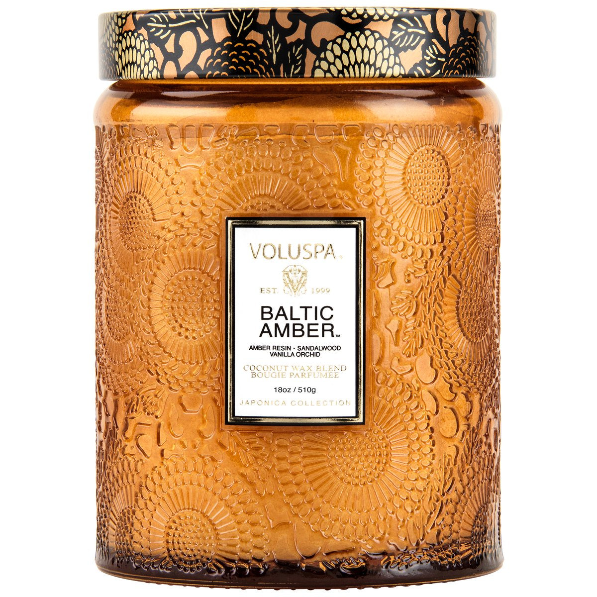 Voluspa Candle Lge Jar Baltic Amber 18oz