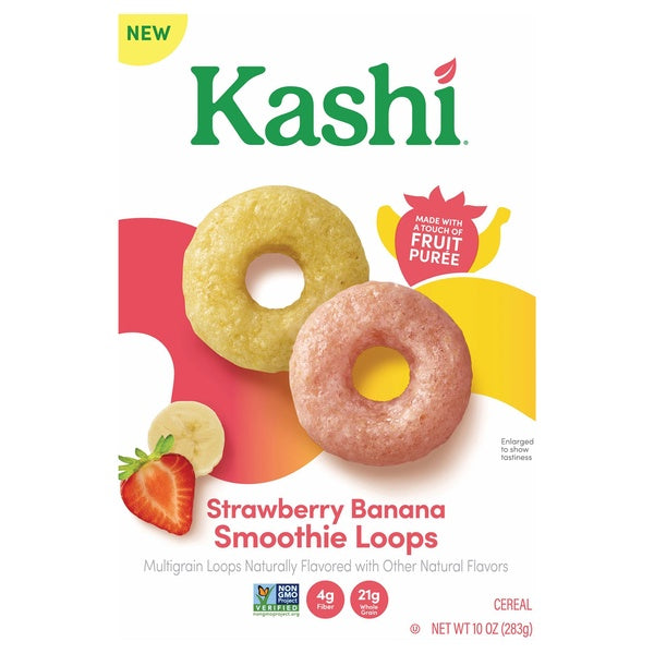 Kashi Cereal Strawberry Banana Loops 10 oz
