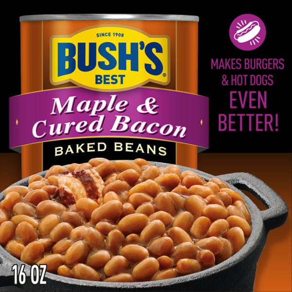 Bush's Baked Beans Maple & Cured Bacon 16oz