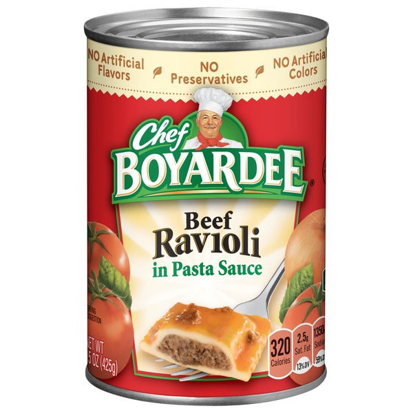 Chef Boyardee Beef Ravioli in Pasta Sauce 15oz