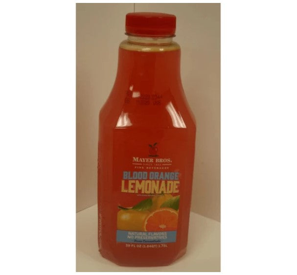 Mayer Bros. Natural blood Orange Lemonade 52oz