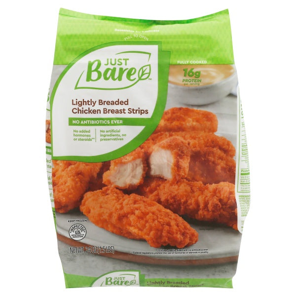 Just Bare Breaded Chicken Breast Strips