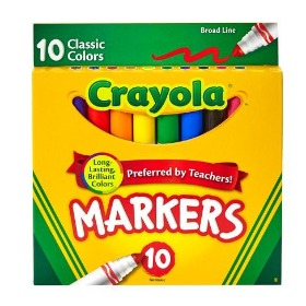 Crayola Markers-Broad Line 10pk