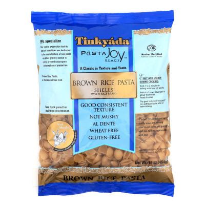 Tinkyada Gluten-Free Brown Rice Shells 16oz.