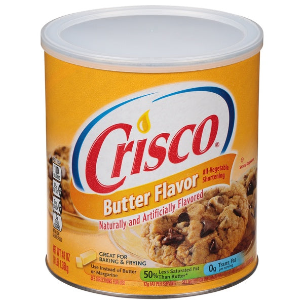 Crisco Butter Flavor Shortening 48 oz
