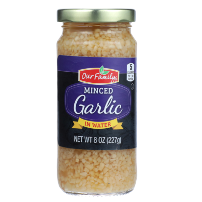 Our Family Minced Garlic in Water 8oz