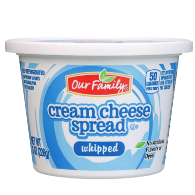 Our Family Cream Cheese Whipped  8oz