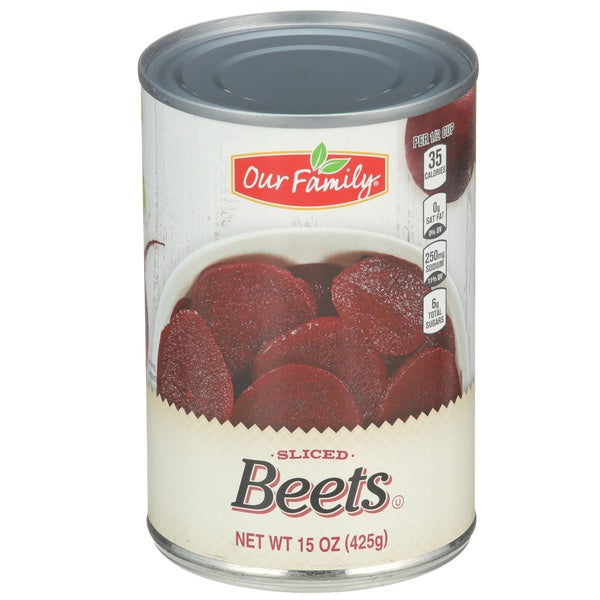 Our Family Sliced Beets 15oz
