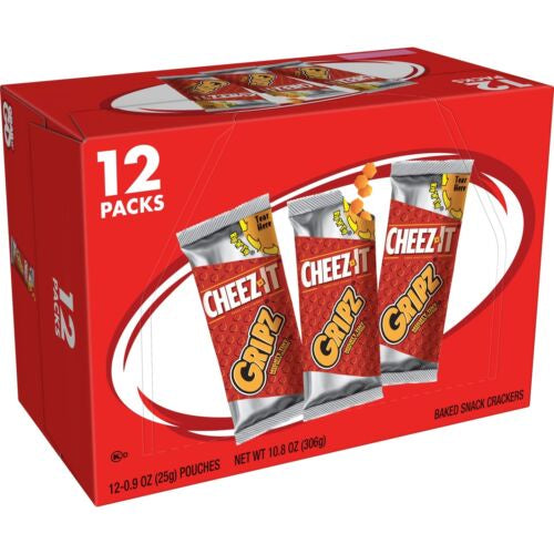 Cheeze-It Snack Crackers Gripz 12pk