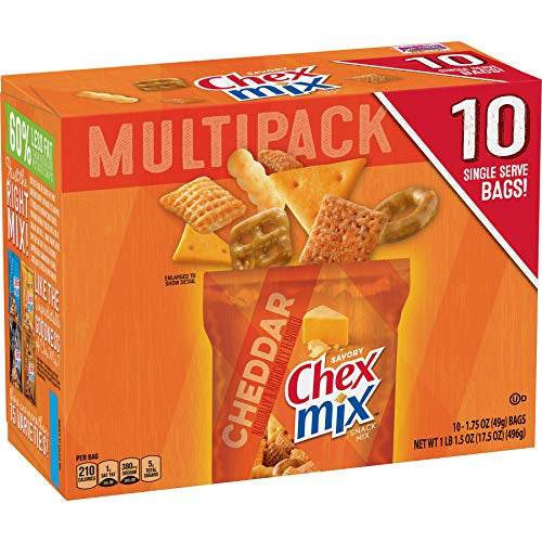 Chex Mix Snack Mix Cheddar 10 1.75oz Bags