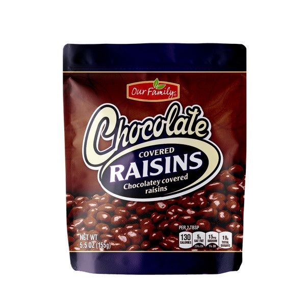 Our Family Chocolate Covered Raisins 12oz