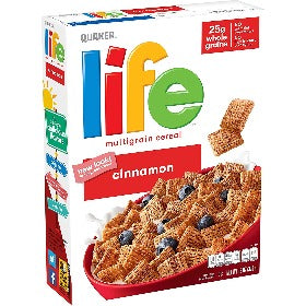 Quaker Life Cereal Cinnamon 13 oz.