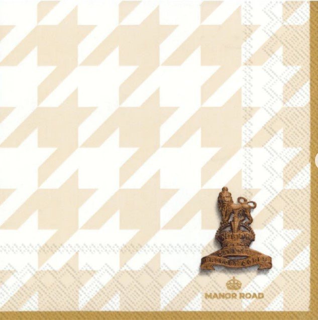 Manor Road Dinner Napkins 20 pk
