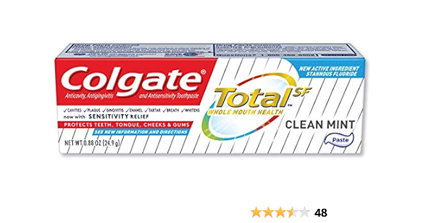 ColgateTotal Clean Mint Travel Size .88oz