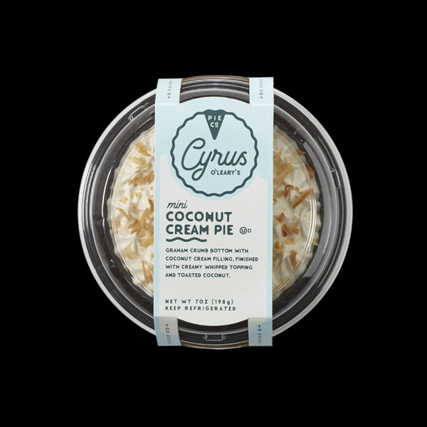 Cyrus O'Leary's Coconut Cream Pie 7 oz
