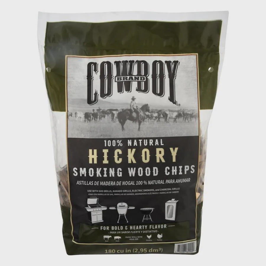 Cowboy Brand Hickory Wood Chips 180cu in