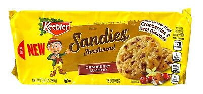 Keebler Sandies Shortbread Cranberry Almond Cookies 9.9 oz
