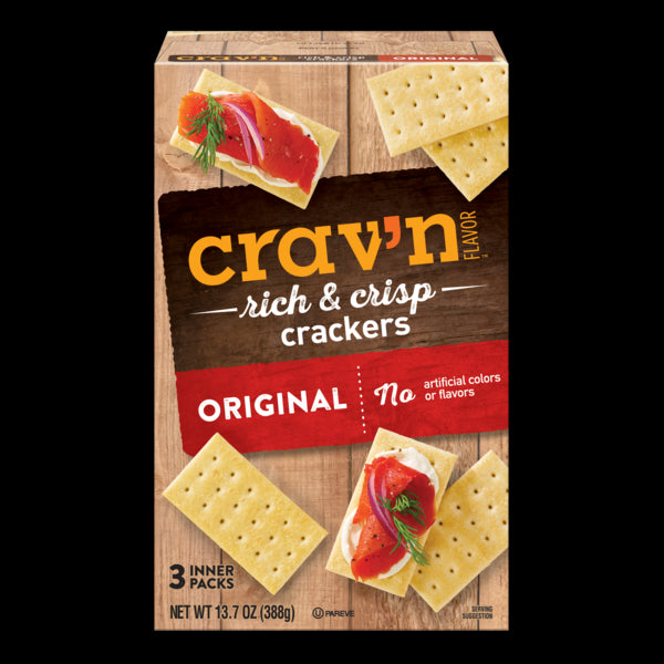 Crav'n Flavor Gourmet Cracker 9oz