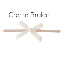 Velvet Bow Baby Headband