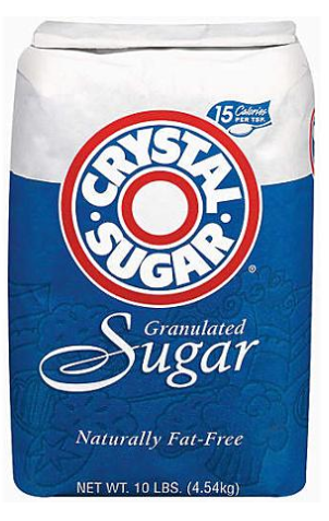 Crystal Sugar White Granulated Sugar 10 lbs