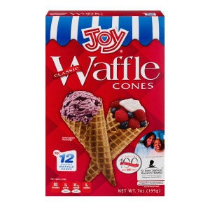 Joy Waffle Cones 7oz