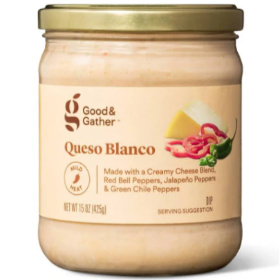 Good & Gather Queso Blanco  Chip Dip 15 oz.