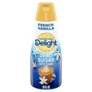 International Delight Coffee Creamer French Vanilla Zero Sugar 32oz