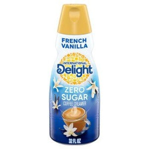 International Delight Coffee Creamer French Vanilla Zero Sugar 32oz